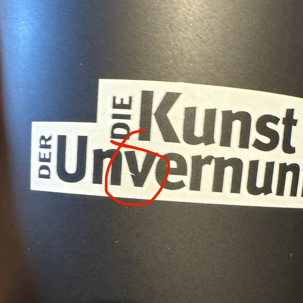 Kaffeebecher "machtsüchtig": 2. Wahl - Mängelexemplar