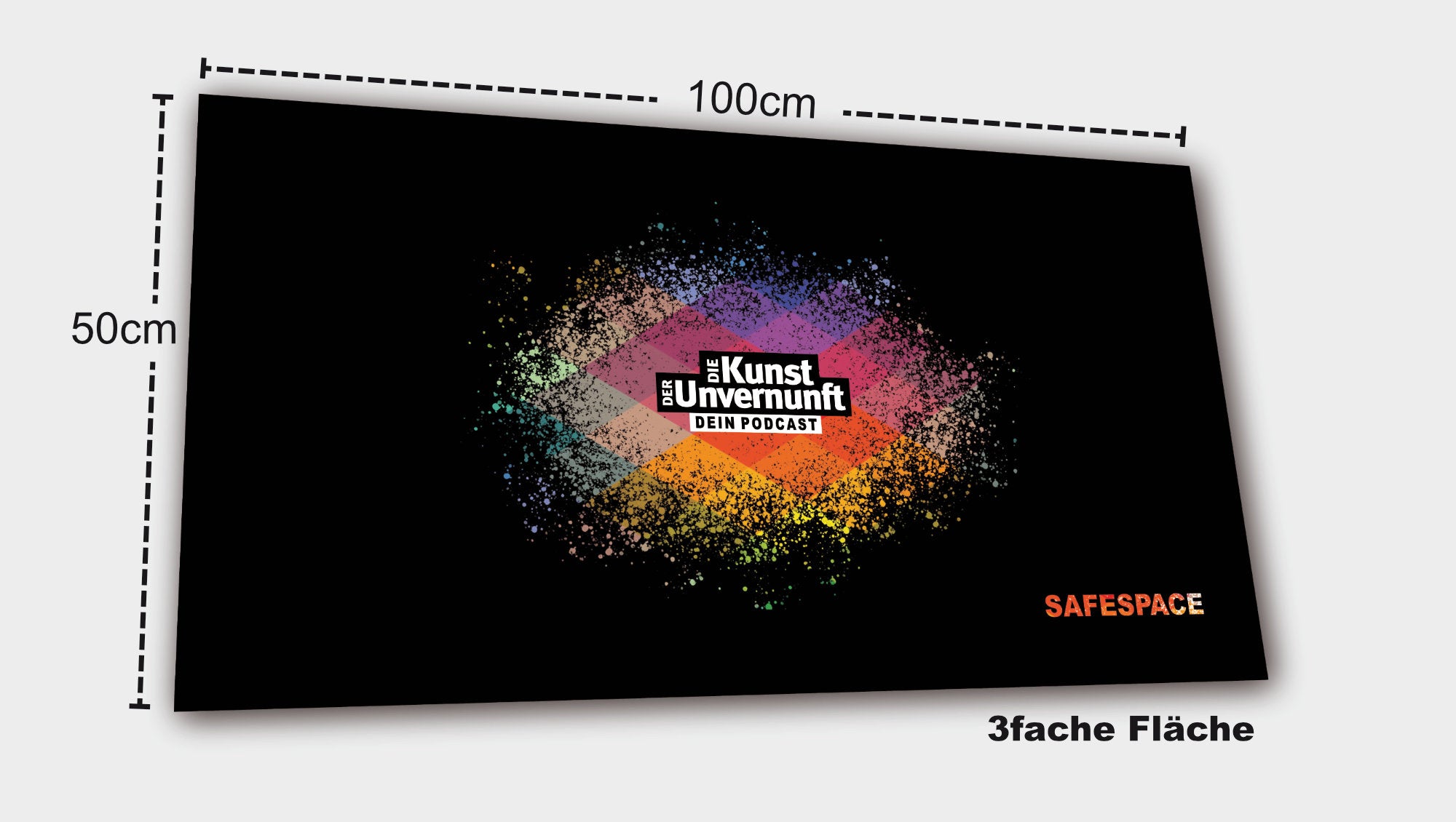 Handtuch "Dark Safespace" "größer"